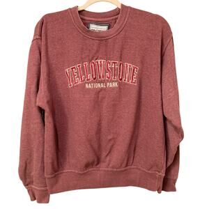 Pacific & Co Yellowstone National Park Classic Sweatshirt Size Small